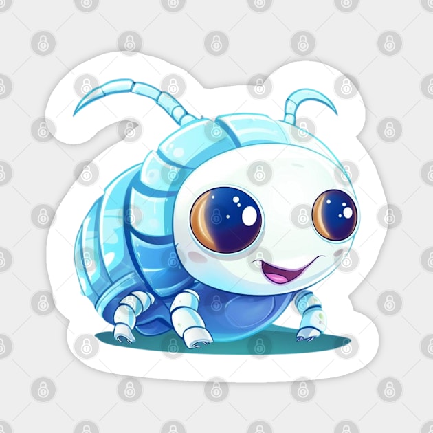 Dairy Cow Isopod Magnet by Riverside-Moon