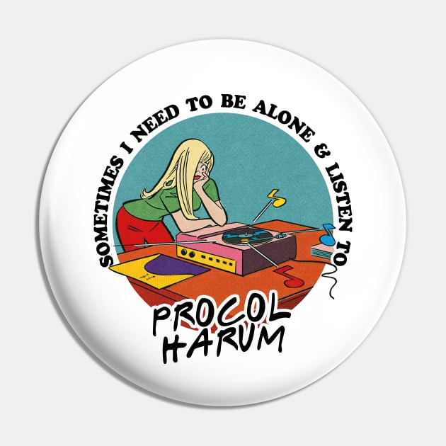 Procol Harum / 60s Rock Obsessive Fan Gift Pin by DankFutura