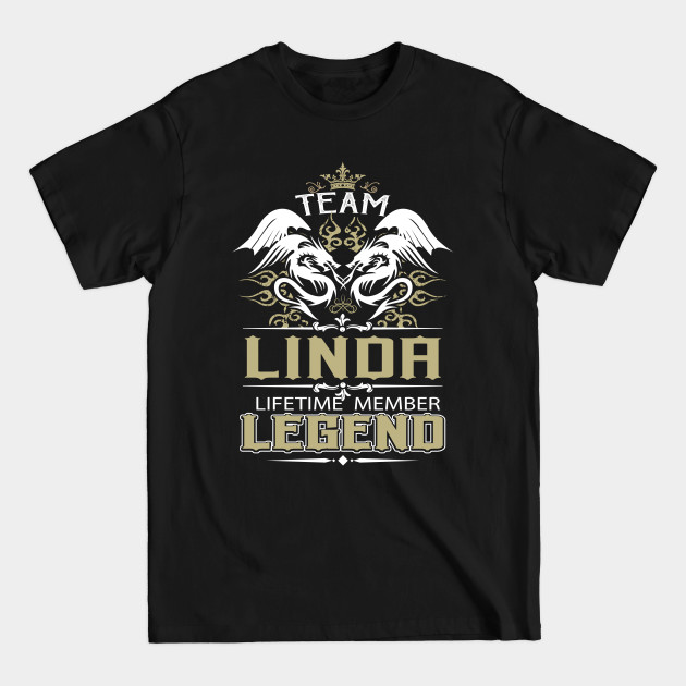 Discover Linda Name T Shirt - Team Linda Lifetime Member Legend Name Gift Item Tee - Linda - T-Shirt