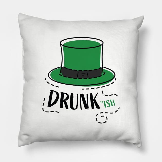 Drunk-ish Pillow by BodinStreet