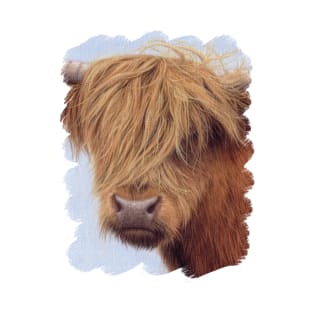 Highland Cow Painting T-Shirt