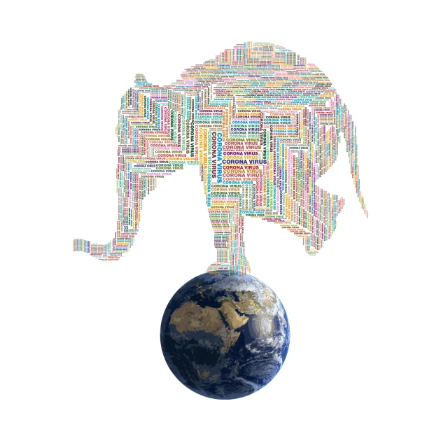 Corona Creative Earth Elephant Gift by mpdesign