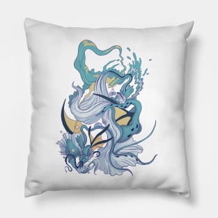 Psychedelic Mermaid Monster Pillow