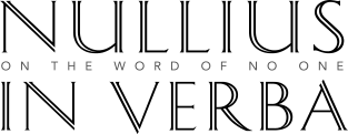 Nullius In Verba (On the Word of No One) Magnet