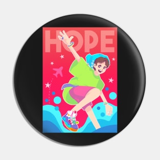 hope world Pin