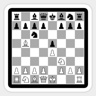 Chess The French Defence Minimalistic book cover chess opening art. - Chess  - Posters and Art Prints