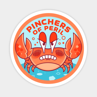 Pinchers Of Peril - Crabby Kawaii Crab Magnet