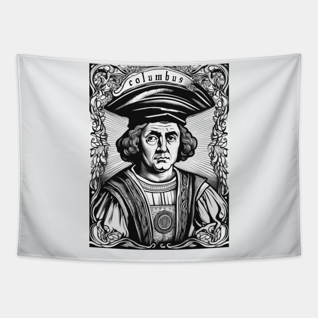 columbus Tapestry by mdr design