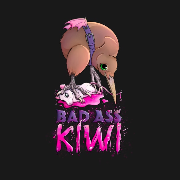 Bad Ass Kiwi by Jenna Karl Illustration