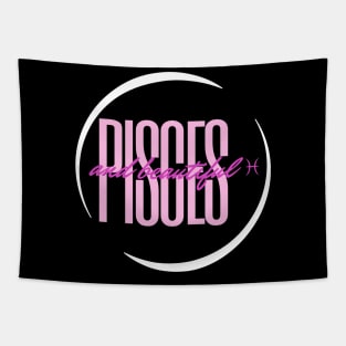 Pisces Sun Sign Tapestry