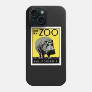 Restored Philadelphia Zoo Promotional Poster Created for the WPA Phone Case