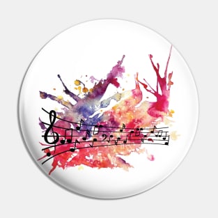 Musical Concert Pin