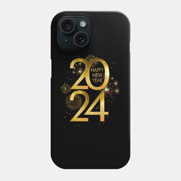 Merry Xmas Christmas Happy New Year 2024 Year of the Dragon Phone Case by GLOBAL TECHNO