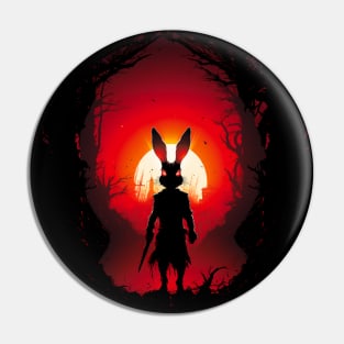 Killer Bunny Pin