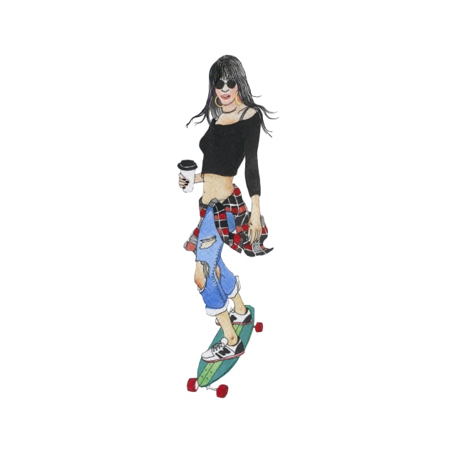 Skater Girl by argiropulo