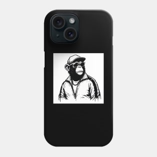 King of the Jungle - streetwear Monkey with a chain Phone Case