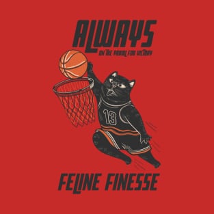 Always On The Prowl of Victory Feline Finesse T-Shirt