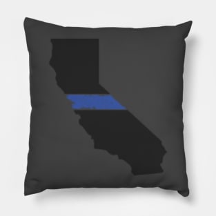 California Thin Blue Line Pillow