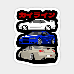 Nissan Skyline gtr r34 Magnet