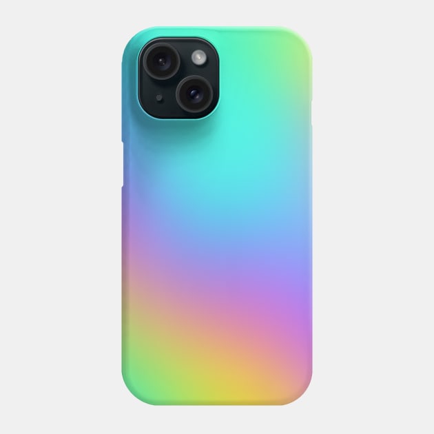 Bright Freeform Rainbow Gradient Phone Case by Whoopsidoodle