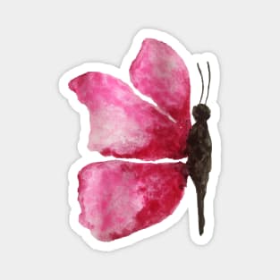 watercolour butterfly watercolor butterflies pink butterfly Magnet