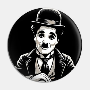 As I began to love myself - Charlie Chaplin Pin