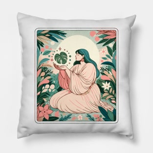 Mother Nature Queen of Jungle Pillow