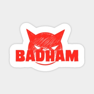 Badham Logo- Red Design Magnet