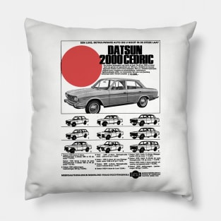 DATSUN 2000 CEDRIC - advert Pillow