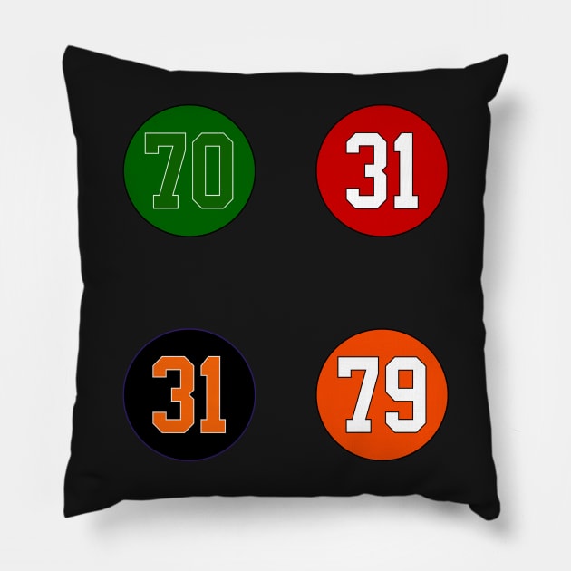 carter hart sticker sheet Pillow by cartershart