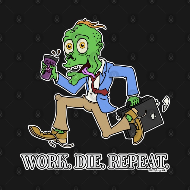 Wage Zombie by Gregg.M_Art