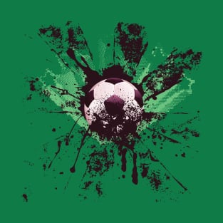Grunge Soccer ball T-Shirt