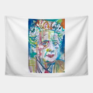 HANNAH ARENDT watercolor portrait .2 Tapestry