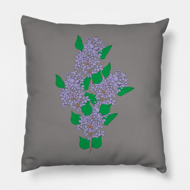 Lilac Pillow by Alekvik