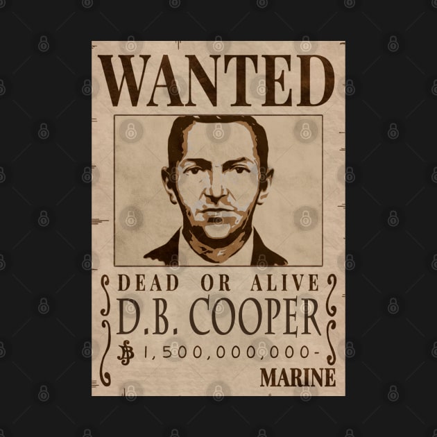 wanted db cooper by PRESENTA