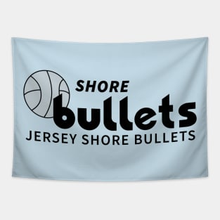 Defunct Jersey Shore Bullets Basketball 1977 Tapestry