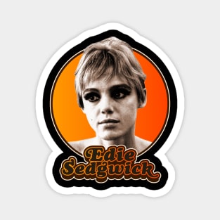 Retro Edie Sedgwick Tribute Magnet