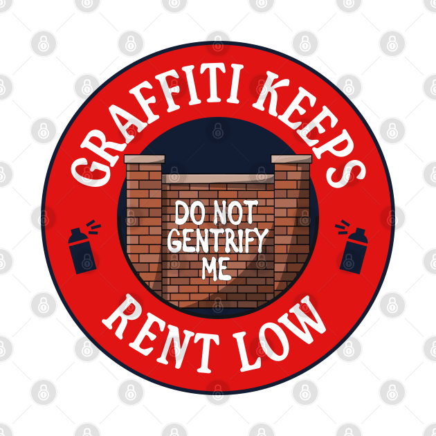 Graffiti Keeps Rent Low by Football from the Left