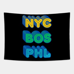 NYC, BOS, PHL Tapestry