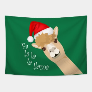 Holiday Llama Tapestry