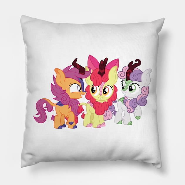 Kirin Cutie Mark Crusaders Pillow by CloudyGlow