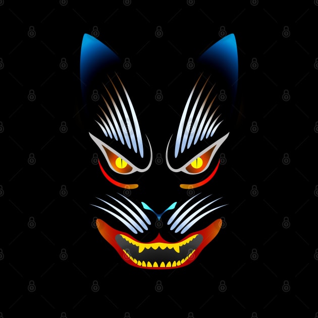Kitsune fox mask by Blacklinesw9