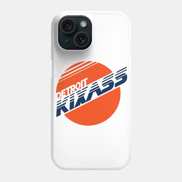 Detroit Kix Ass Phone Case by Evan Derian