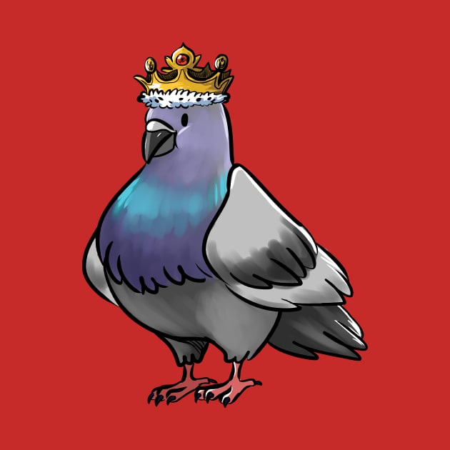 King Pigeon by angeliraferart