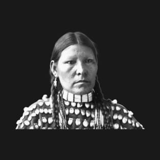 Arapahoe Woman - Freckled Face - Circa 1899 T-Shirt