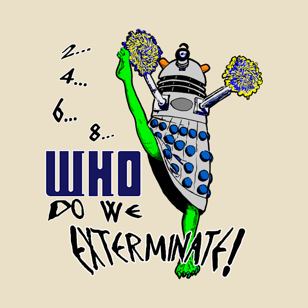 2-4-6-8,WHO do we exterminate - 2020 version - Grey +Black Border by robgprice