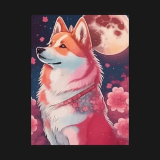 The wolf and the sakura T-Shirt