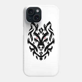 Wolf Tribal Ornament lovely blend drawing cute cool colorful Phone Case