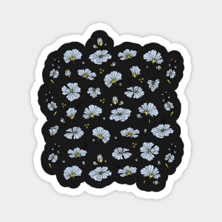 Hand-drawn floral pattern Magnet