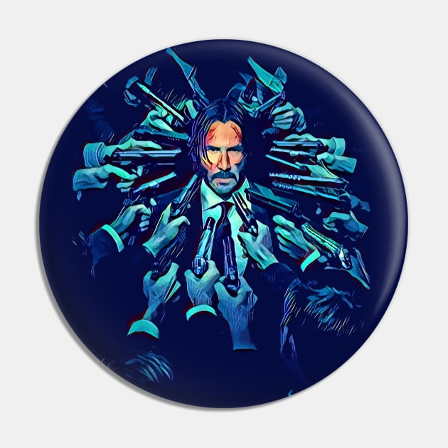 John Wick Pin by Bespired